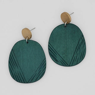 Sylca Designs Green Channing Earrings - Statement Boutique