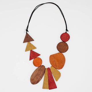 Sylca Designs Orange Long Alexis Necklace - Statement Boutique