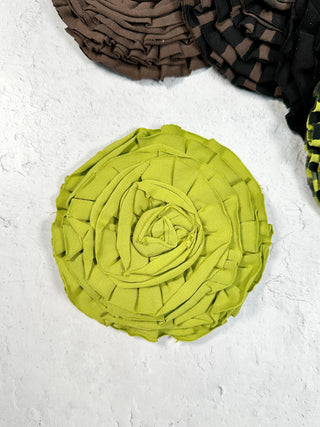 Bread & Butter Flower Pin, Lime - Statement Boutique