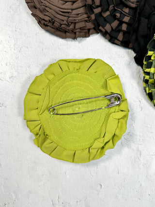 Bread & Butter Flower Pin, Lime - Statement Boutique