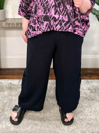Bryn Walker Cotton Gauze Casbah Pant, Black - Statement Boutique