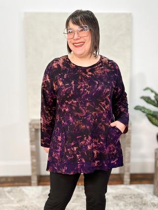 darby. Aurora Smoke Lola Top, Violet - Statement Boutique