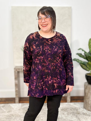 darby. Aurora Smoke Lola Top, Violet - Statement Boutique