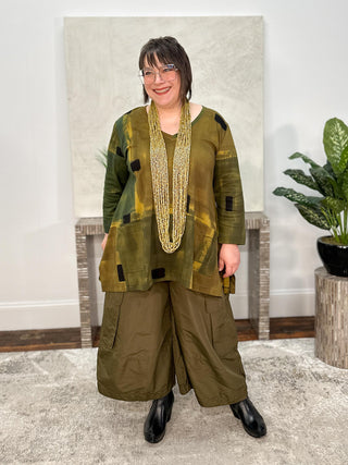 darby. Color Block Kora Top, Fennel - Statement Boutique