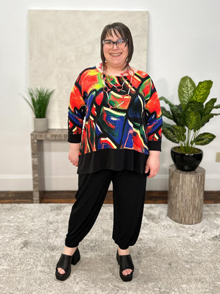 Eva Varro Angle Back Bottom Tunic, Atlantis - Statement Boutique