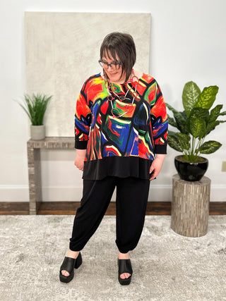 Eva Varro Angle Back Bottom Tunic, Atlantis - Statement Boutique