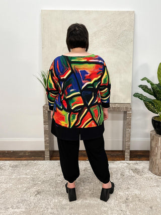 Eva Varro Angle Back Bottom Tunic, Atlantis - Statement Boutique
