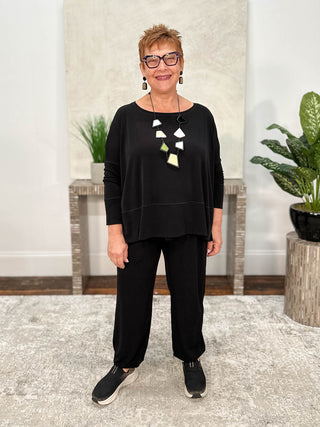 Eva Varro RT Go Top, Black - Statement Boutique