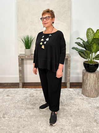 Eva Varro RT Go Top, Black - Statement Boutique