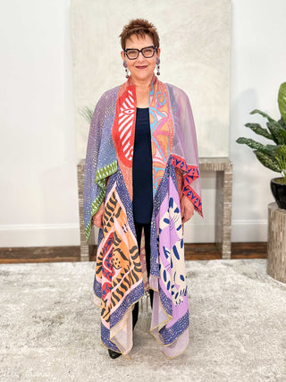 IPNG Primitive Punch Kimono Cardigan, Multi - Statement Boutique