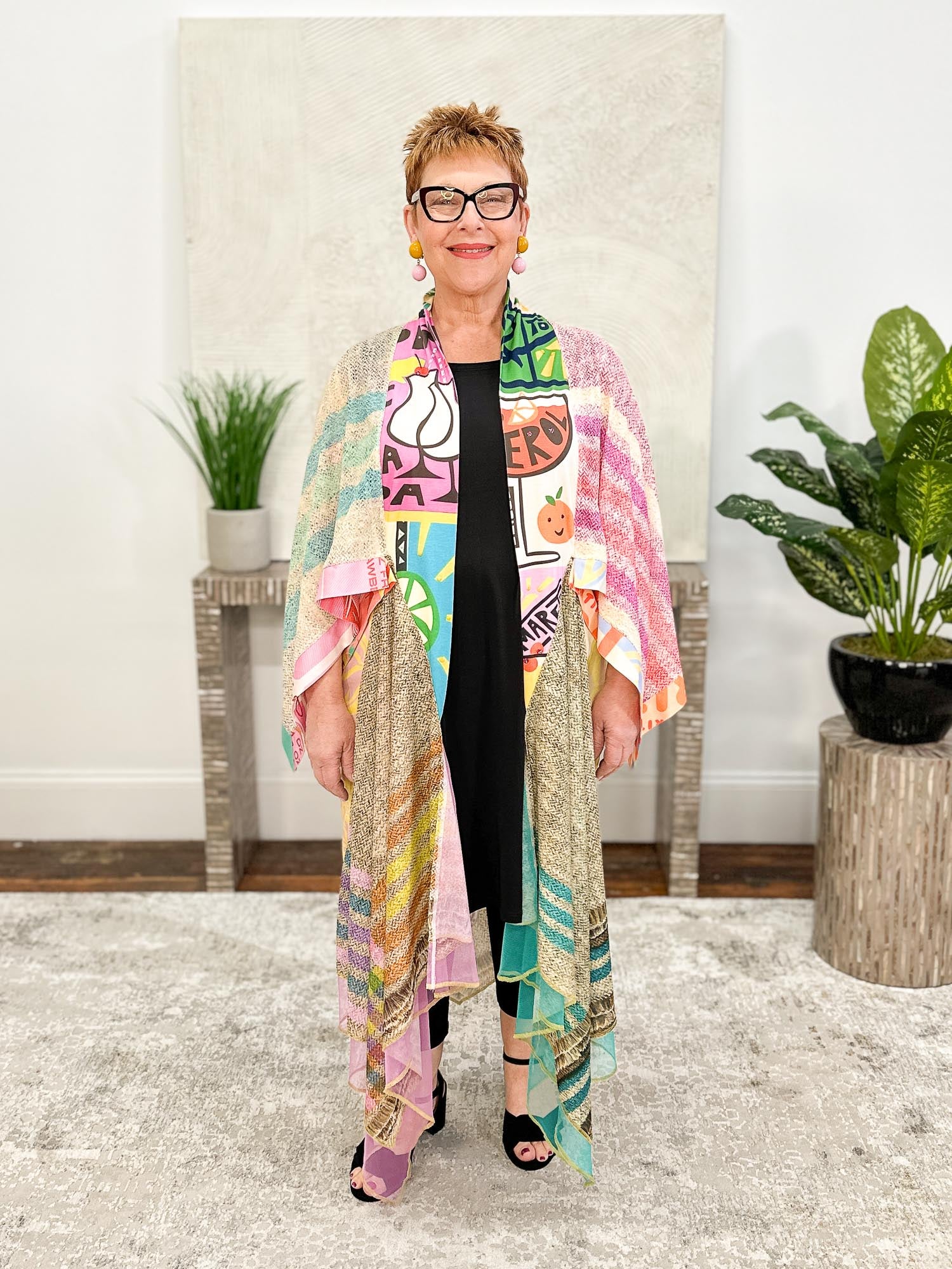 IPNG Summer Math Shake Kimono, Multi - Statement Boutique