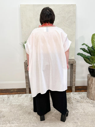 Igor Dobranic Verdi Tunic, White/Multi - Statement Boutique