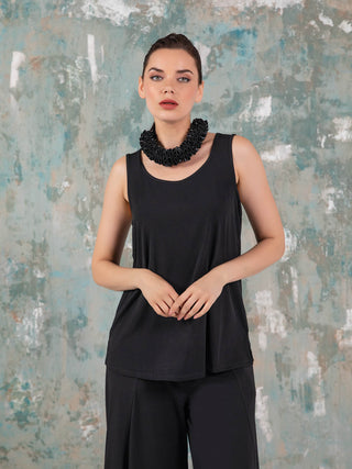 Kozan Dilly Tank, Black Vogue - Statement Boutique