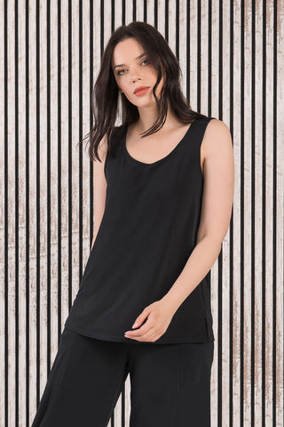 Kozan Dilly Tank, Black Vogue - Statement Boutique
