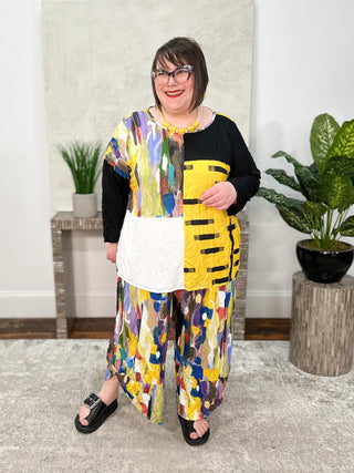 Kozan Hanson Top, Gold - Statement Boutique