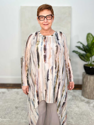 Kozan Mandy Top, Marble Mesh - Statement Boutique