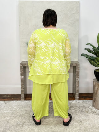 Kozan Jade Pant, Celery Vogue - Statement Boutique
