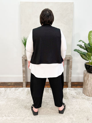 Sympli Pop Cropped Core Vest, Black - Statement Boutique