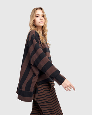 Alembika U.S. Urban Pep Tee, Brown - Statement Boutique