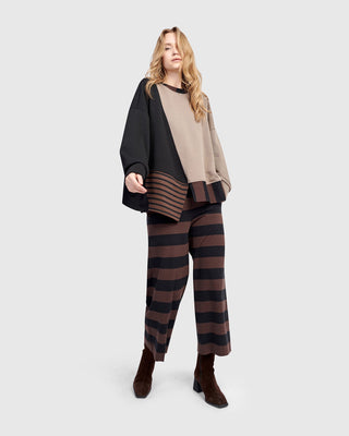 Alembika U.S. Urban Retrofit Cropped Pants, Brown - Statement Boutique