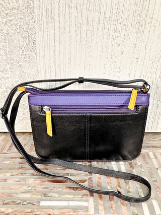 iLi New York Front Pocket Phone Bag, Black Brights - Statement Boutique