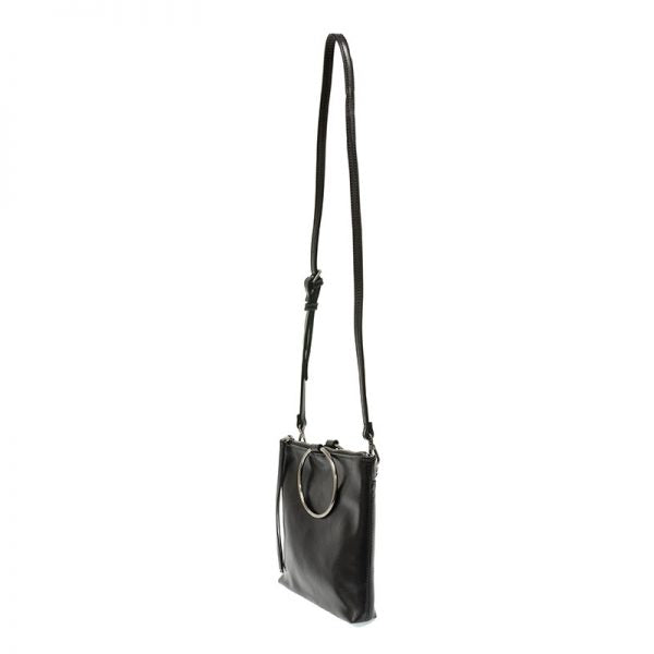  Joy Susan Women's Amelia Ring Tote Bag Silver Handle - Black :  Clothing, Shoes & Jewelry