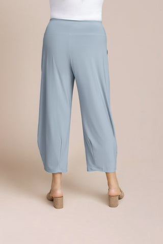Sympli Narrow Lantern Pant, Stone Blue - Statement Boutique