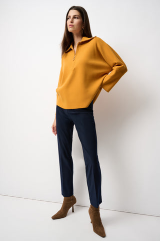 Joseph Ribkoff Classic Straight Pant, Midnight Blue - Statement Boutique