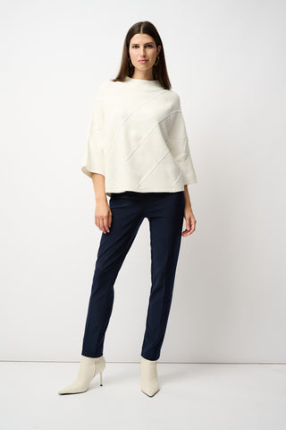 Joseph Ribkoff Classic Tailored Slim Pant, Midnight Blue - Statement Boutique