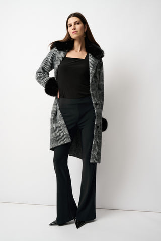 Joseph Ribkoff Classic Flared Pant, Black - Statement Boutique