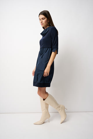 Joseph Ribkoff Classic Cocoon Dress, Midnight Blue - Statement Boutique