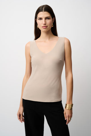Joseph Ribkoff Classic V-Neck Cami Tank, Moonstone - Statement Boutique