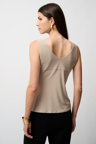 Joseph Ribkoff Classic V-Neck Cami Tank, Moonstone - Statement Boutique