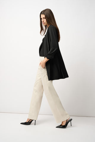 Joseph Ribkoff Classic Long Blazer, Black - Statement Boutique