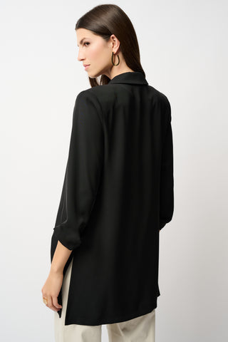 Joseph Ribkoff Classic Long Blazer, Black - Statement Boutique