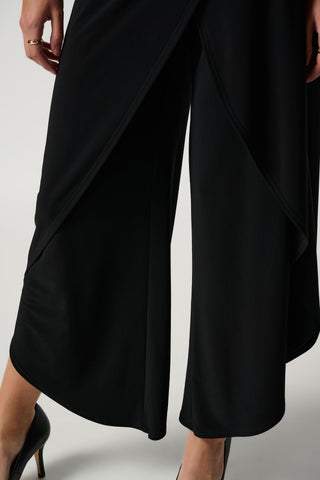Joseph Ribkoff Classic Overlay Pant, Black - Statement Boutique
