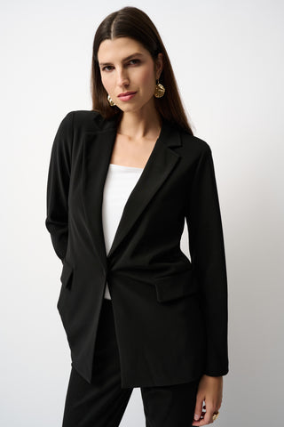 Joseph Ribkoff Classic Straight Blazer, Black - Statement Boutique