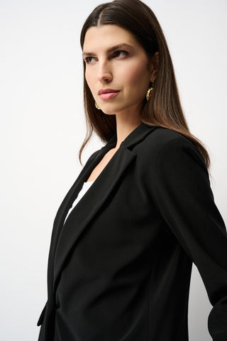Joseph Ribkoff Classic Straight Blazer, Black - Statement Boutique