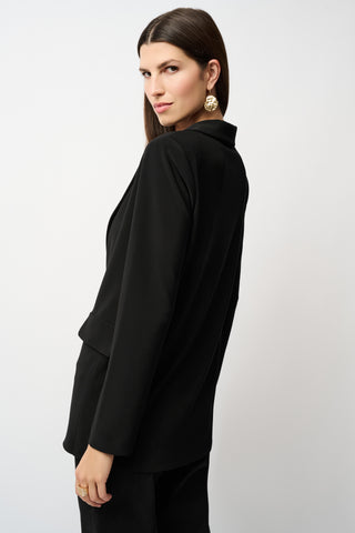 Joseph Ribkoff Classic Straight Blazer, Black - Statement Boutique