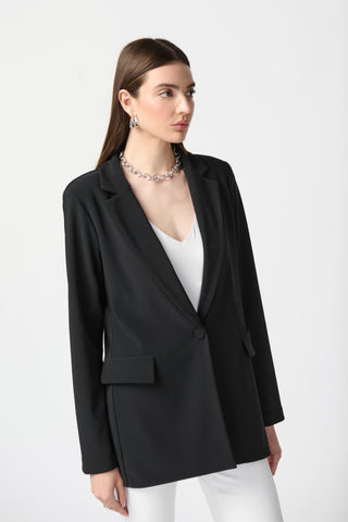 Joseph Ribkoff Classic Straight Blazer, Black - Statement Boutique