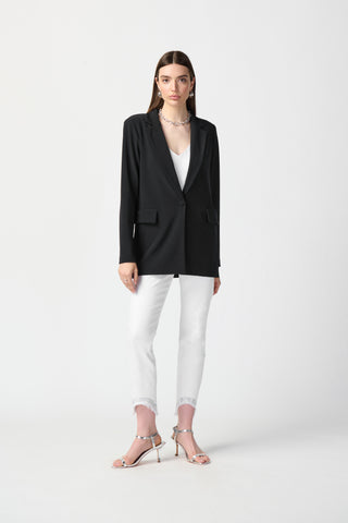Joseph Ribkoff Classic Straight Blazer, Black - Statement Boutique