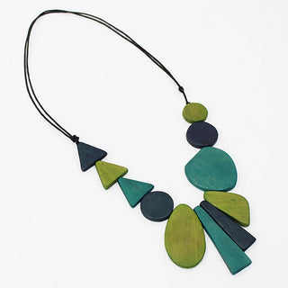 Sylca Designs Green Long Alexis Necklace - Statement Boutique