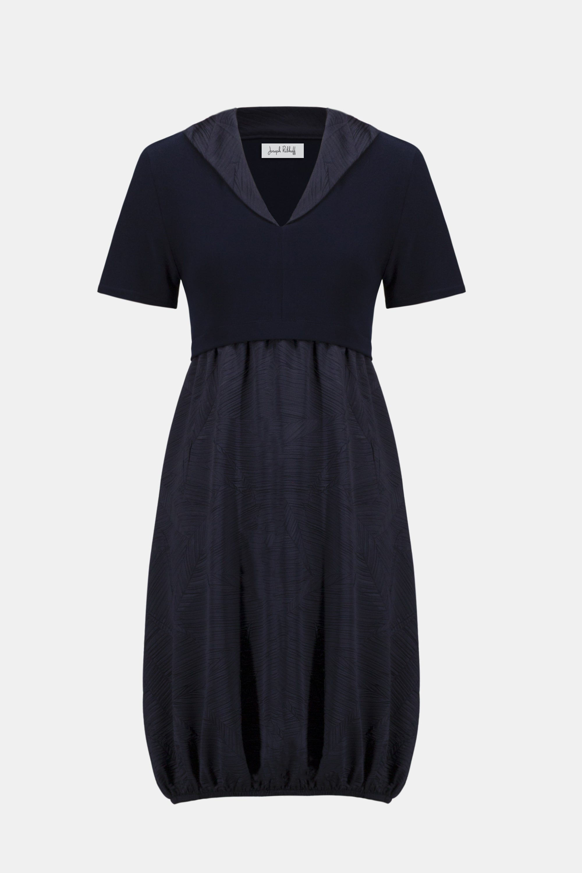joseph ribkoff pleated dress Joseph Ribkoff Royal Sapphire Pleated Satin Midi Dress Style 251903F25 DECABANA
