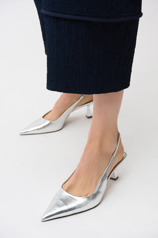 Seersucker Balloon Pull-On Pants, Midnight Blue