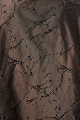 Jacquard Memory Asymmetrical Jacket, Brown/Black