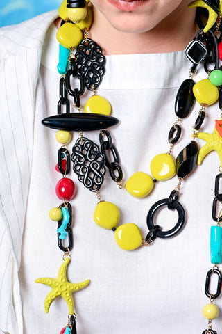 Donatella Necklace, Lime