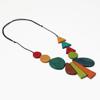 Sylca Designs Multi Color Long Alexis Necklace - Statement Boutique