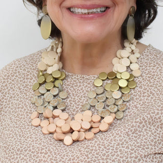 Sylca Designs Ivory Vivian Multi-Strand Necklace - Statement Boutique