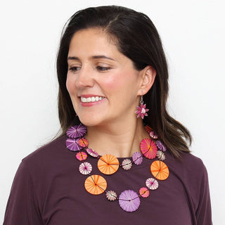 Sylca Designs Purple Leilani Necklace - Statement Boutique
