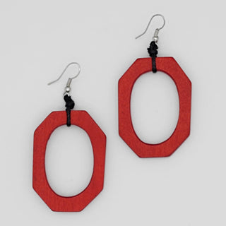 Sylca Designs Red Luzara Earrings - Statement Boutique